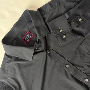 UNTUCKit Performance Gironde Shirt Long Sleeve Men's Large Black